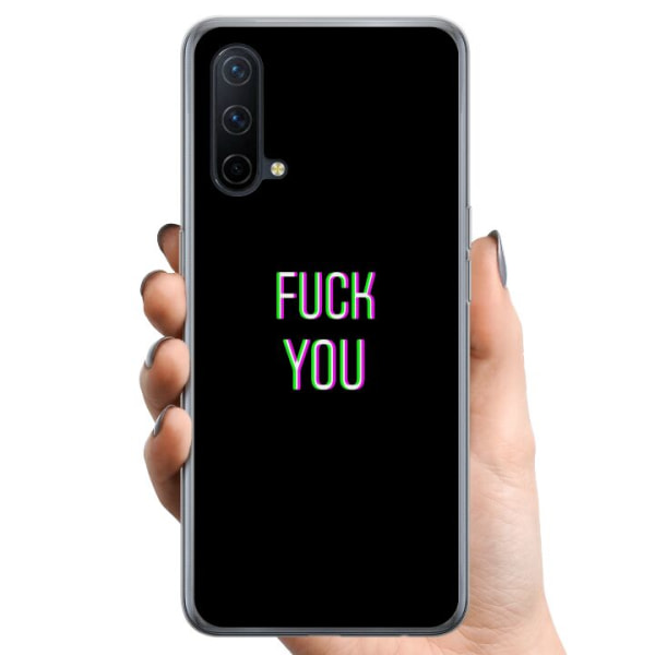 OnePlus Nord CE 5G TPU Mobildeksel Faen deg