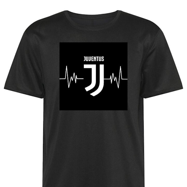 Tränings-T-shirt | Sport-T-shirt för Vuxen Juventus svart Medium