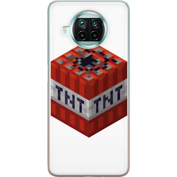Xiaomi Mi 10T Lite 5G Läpinäkyvä kuori Minecraft TNT