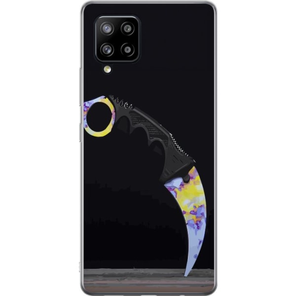 Samsung Galaxy A42 5G Läpinäkyvä kuori Karambit / Butterfly