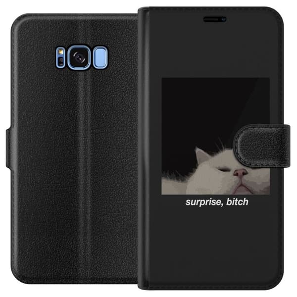 Kompatibelt Plånboksfodral till Samsung Galaxy S8 surprise, bitch