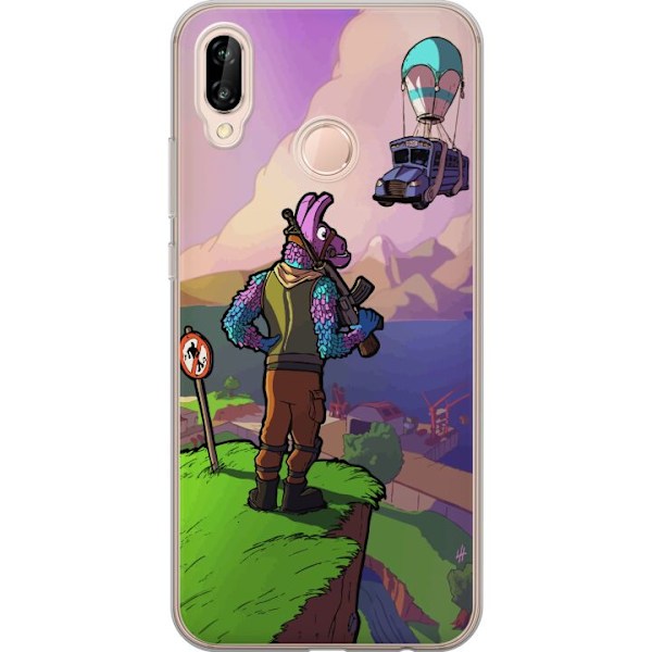 Huawei P20 lite Läpinäkyvä kuori Fortnite