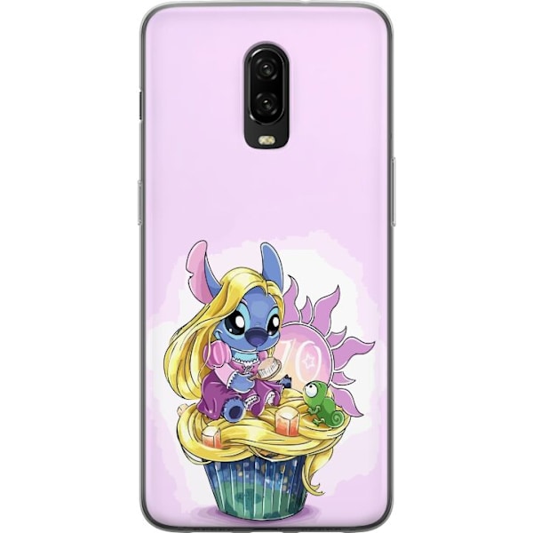 OnePlus 6T Genomskinligt Skal Stitch Prinsessa