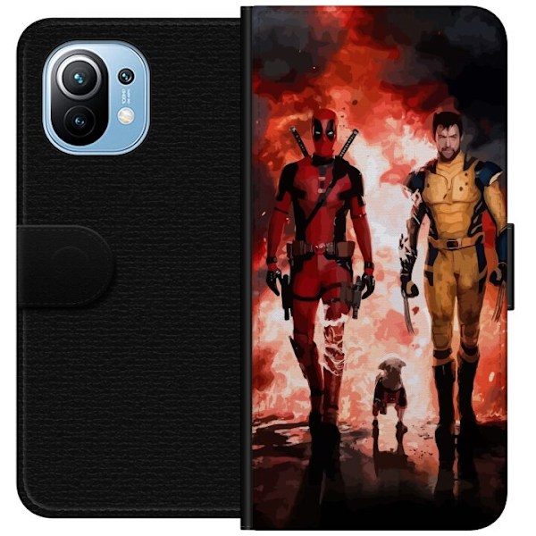 Xiaomi Mi 11 Plånboksfodral Wolverine Deadpool