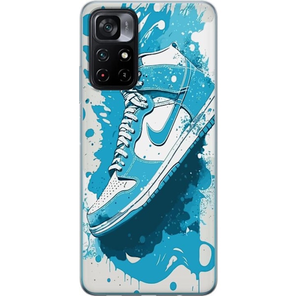 Xiaomi Poco M4 Pro 5G Läpinäkyvä kuori Nike