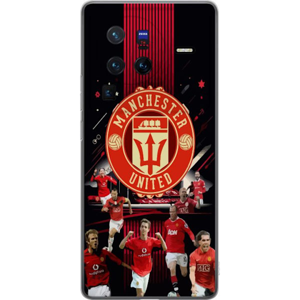 vivo X80 Pro Läpinäkyvä kuori Manchester United F.C.