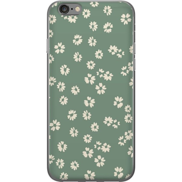 Apple iPhone 6 Genomskinligt Skal Blomsterdröm – färgglatt blommönster