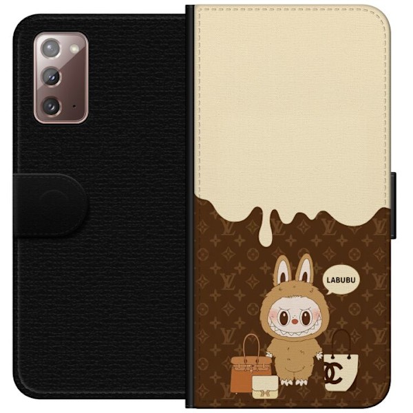 Samsung Galaxy Note20 Tegnebogsetui Labubu Blue Chill - Blå t