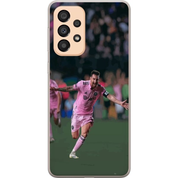 Samsung Galaxy A33 5G Läpinäkyvä kuori Lionel Messi