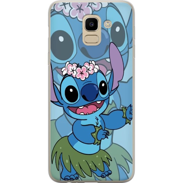 Samsung Galaxy J6 Gjennomsiktig deksel Stitch under stjernene