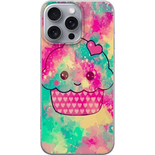 Apple iPhone 16 Pro Max Gennemsigtig cover Cupcake