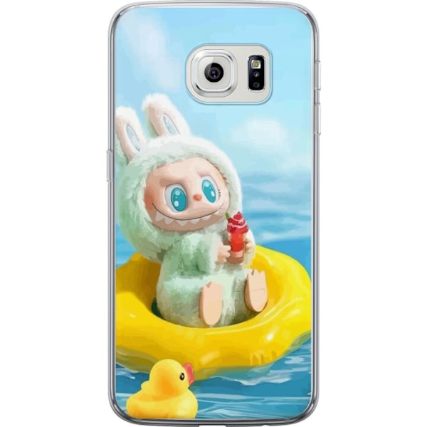 Samsung Galaxy S6 edge Gjennomsiktig deksel Labubu Macaron-ser