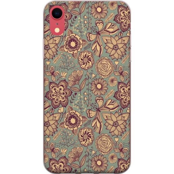 Apple iPhone XR Cover / Mobilcover - Vintage Blomster