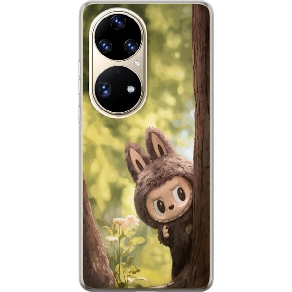 Huawei P50 Pro Genomskinligt Skal Labubu Graffiti Vibes – Ga