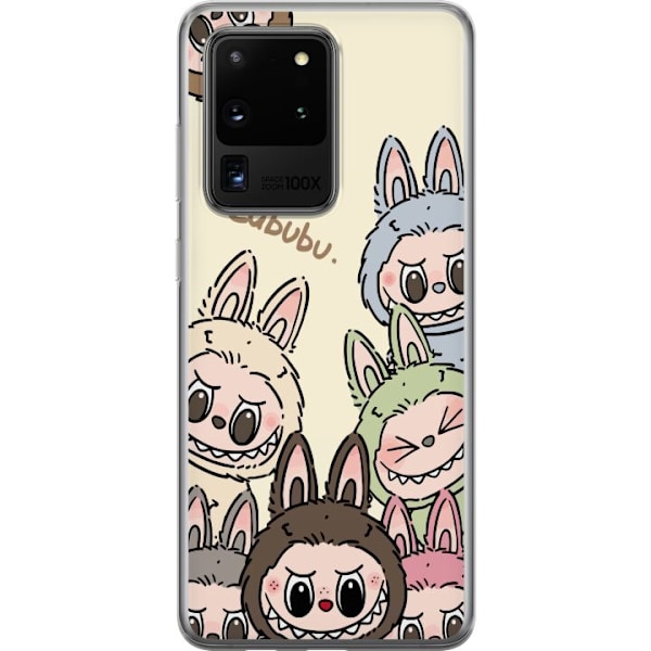 Samsung Galaxy S20 Ultra Gennemsigtig cover Labubu Pastel Coll