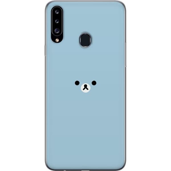 Kompatibelt Mobildeksel til Samsung Galaxy A20s Blå bamse