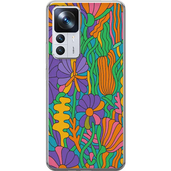 Xiaomi 12T Genomskinligt Skal Color Pop