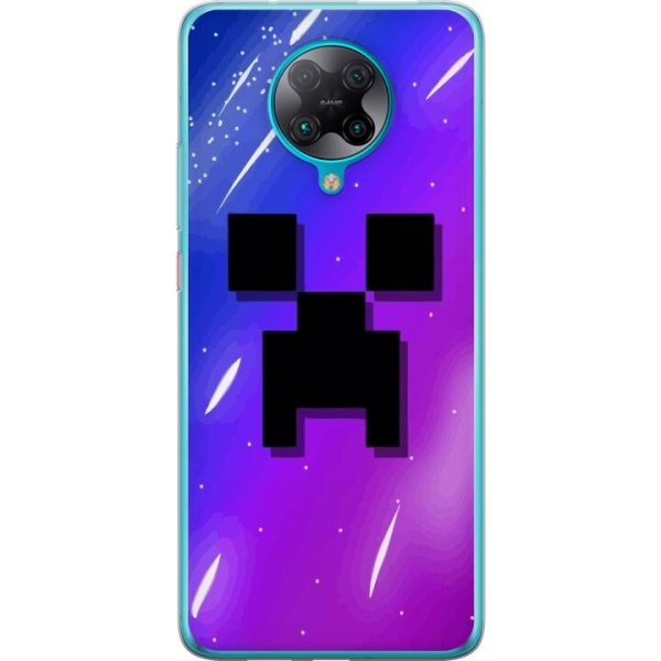 Xiaomi Poco F2 Pro Gennemsigtig cover Minecraft