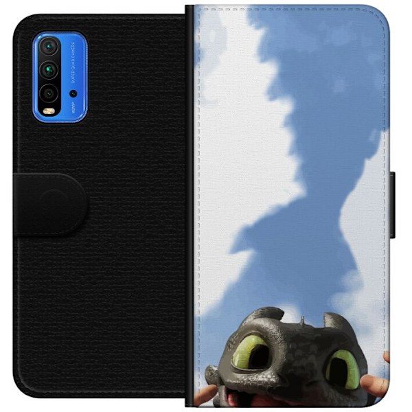 Xiaomi Redmi Note 9 4G Tegnebogsetui Drage Træner