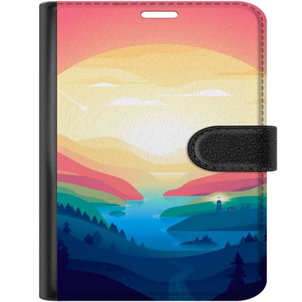 Kompatibelt Plånboksfodral till Apple iPhone Duo Candy Horizon flerfärgad