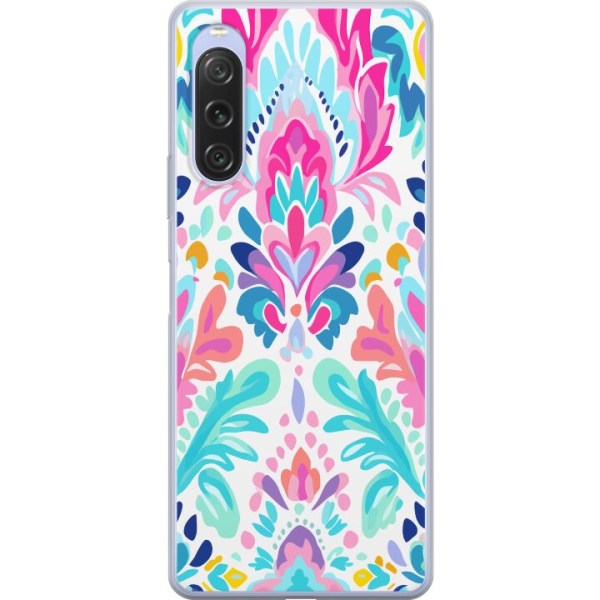 Sony Xperia 10 V Gennemsigtig cover Mønsterekunst