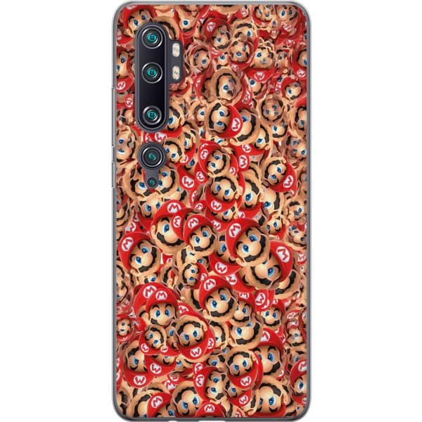 Kompatibelt Mobildeksel til Xiaomi Mi Note 10 Pro Super Mario mönster rød