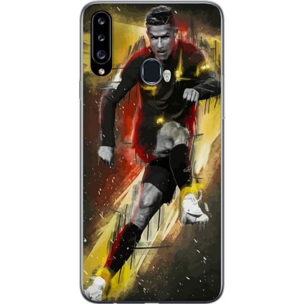 Kompatibelt Mobildeksel til Samsung Galaxy A20s Cristiano Ronaldo