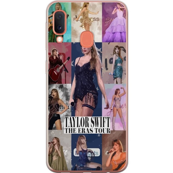 Samsung Galaxy A20e Genomskinligt Skal Taylor Swift