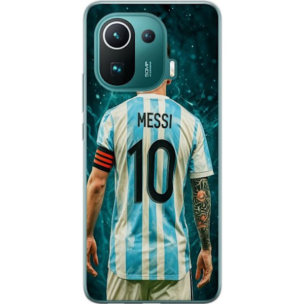Xiaomi Mi 11 Pro Gennemsigtig cover Messi