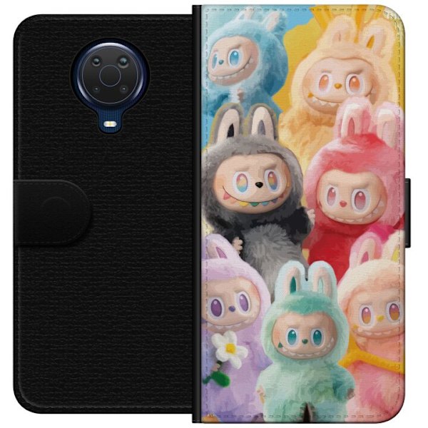 Nokia G20 Plånboksfodral Labubu Sketch Style – Handritat mo