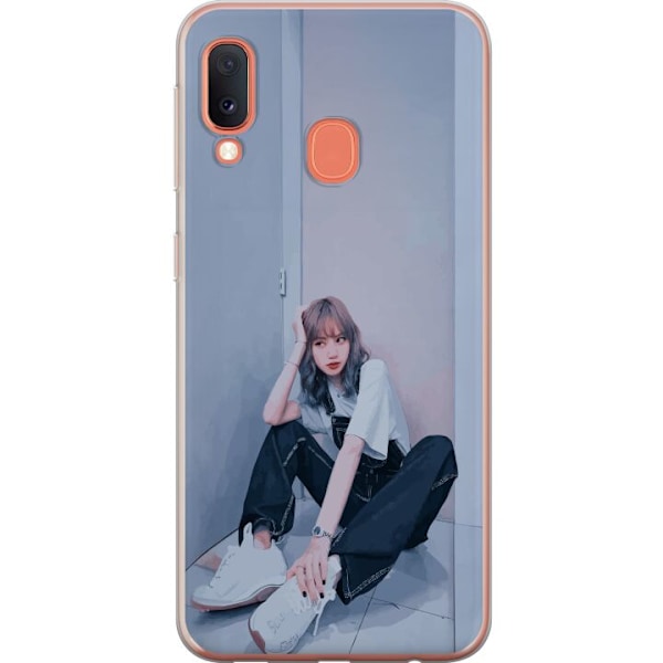 Samsung Galaxy A20e Läpinäkyvä kuori Lisa from Blackpink – K-pop Style Icon