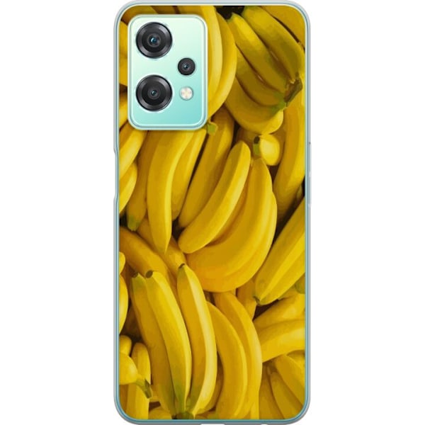 OnePlus Nord CE 2 Lite 5G Genomskinligt Skal Banana Pattern – lekfullt mönster med gula bananer