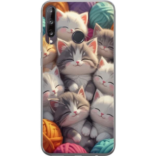 Kompatibelt Mobildeksel til Huawei P40 lite E Sovande kattungar beige
