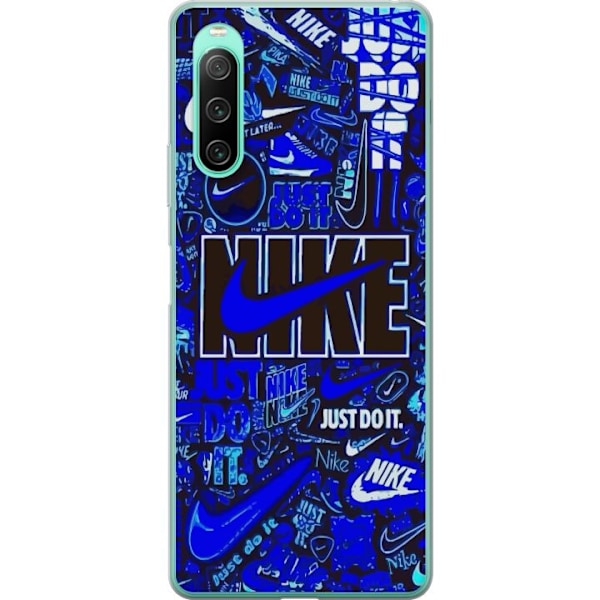 Sony Xperia 10 IV Läpinäkyvä kuori Nike