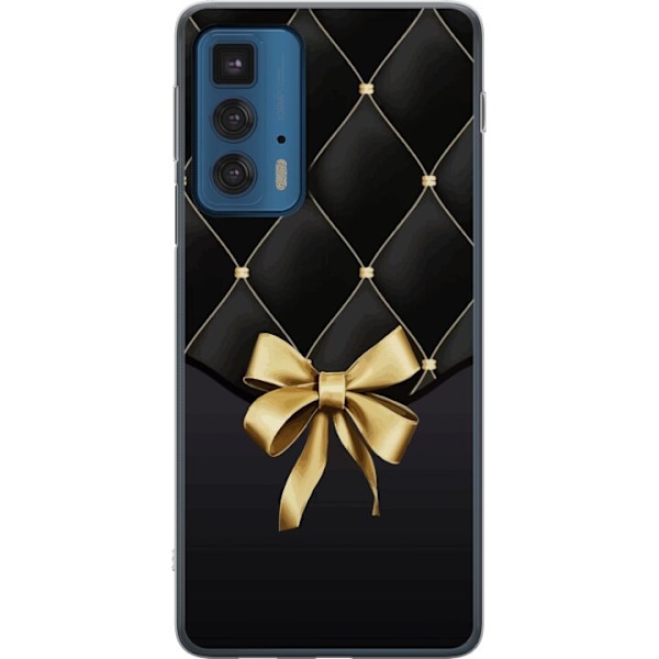 Motorola Edge 20 Pro Gennemsigtig cover Luksuriøs rosette