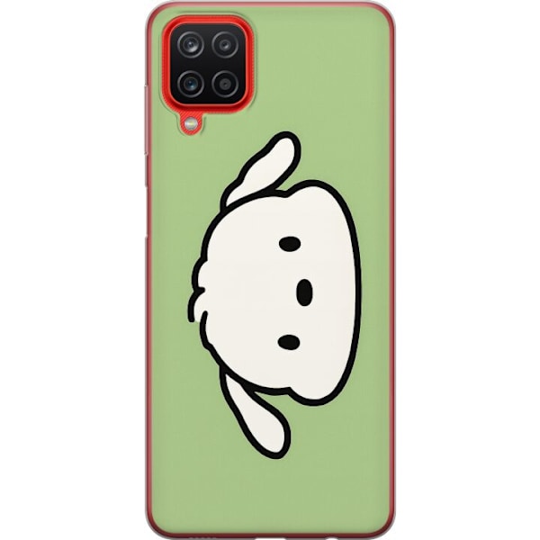 Samsung Galaxy A12 Läpinäkyvä kuori Snoopy Flip