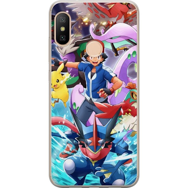 Xiaomi Redmi 6 Pro Gennemsigtig cover Pokemon