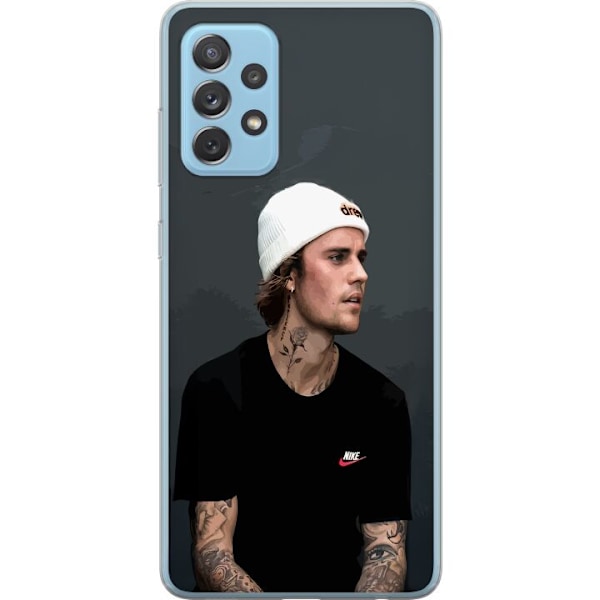 Samsung Galaxy A72 5G Gennemsigtig cover Justin Bieber