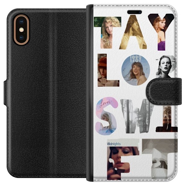 Apple iPhone XS Tegnebogsetui Taylor Swift