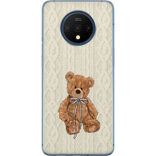 OnePlus 7T Gjennomsiktig deksel Liten Bamse – klassisk bamse i enkel design