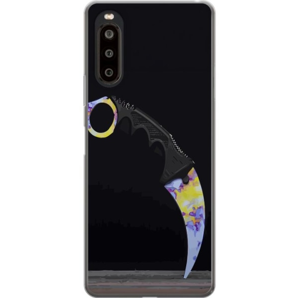 Sony Xperia 10 II Gennemsigtig cover Karambit / Butterfly / M9