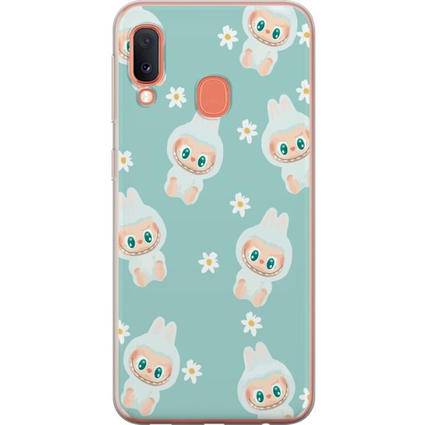 Samsung Galaxy A20e Läpinäkyvä kuori Labubu Candy Vibes
