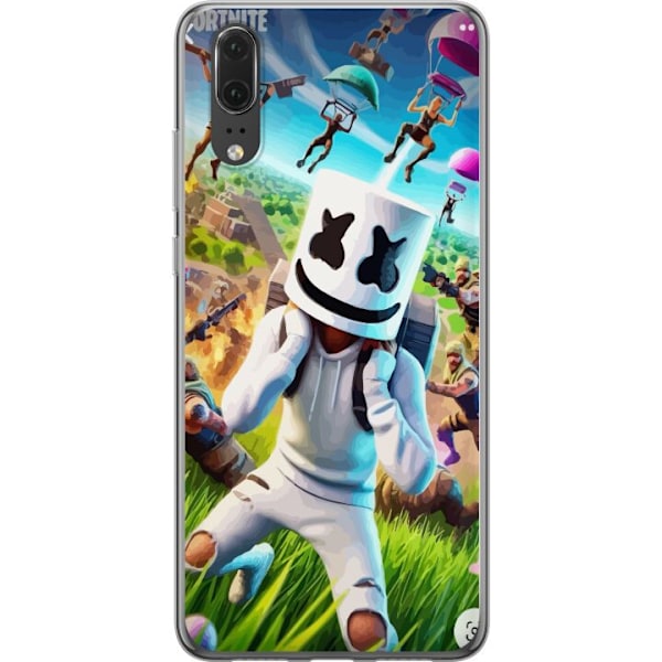 Huawei P20 Läpinäkyvä kuori Fortnite