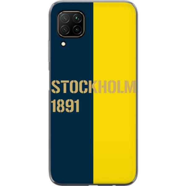 Huawei P40 lite Genomskinligt Skal Stockholm 1891