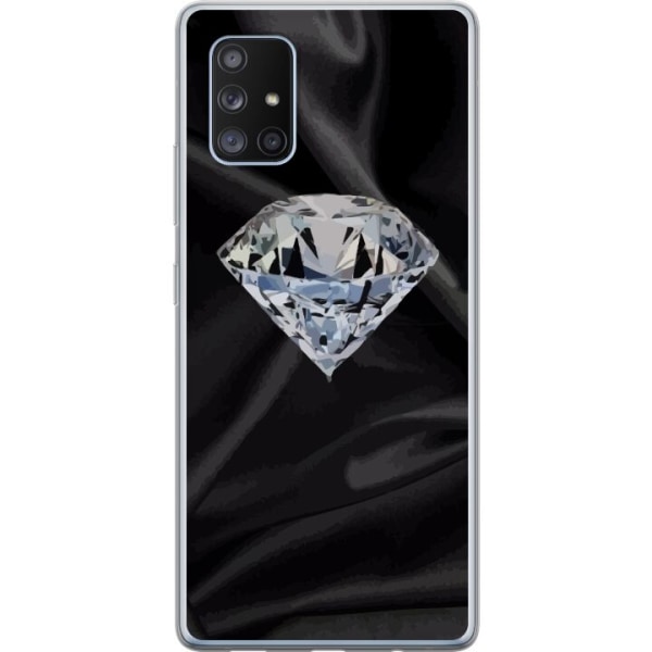 Samsung Galaxy A71 5G Gjennomsiktig deksel Silke Diamant