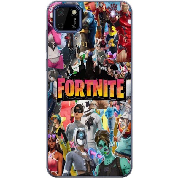 Huawei Y5p Läpinäkyvä kuori Fortnite