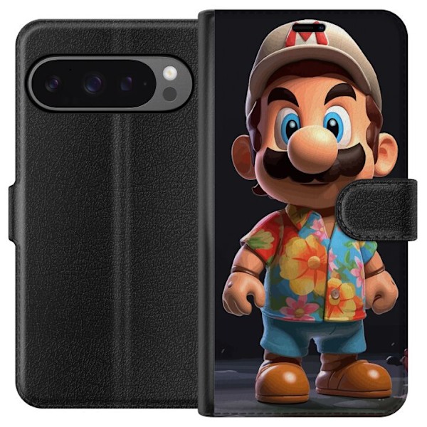 Google Pixel 9 Pro XL Lompakkokotelo Super Mario