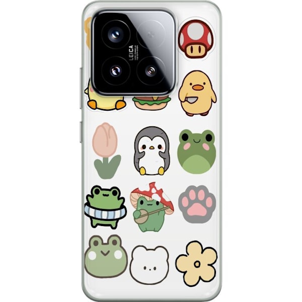 Xiaomi 15 Gjennomsiktig deksel Kawaii Friends