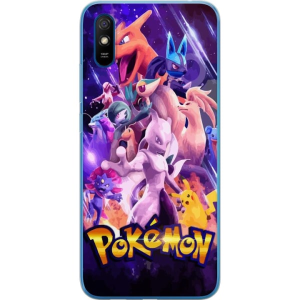 Xiaomi Redmi 9AT Gjennomsiktig deksel Pokemon