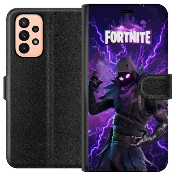 Samsung Galaxy A23 Tegnebogsetui Fortnite Raven